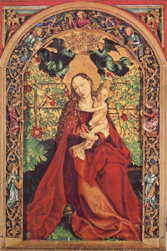 Martin Schongauer Madonna of the Rose Bower